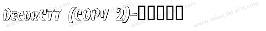 DecorCTT (COPY 2)字体转换